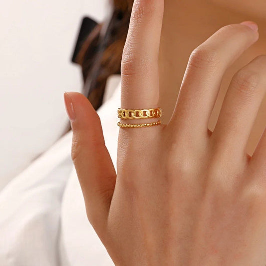 Stainless Steel Leilani Ring