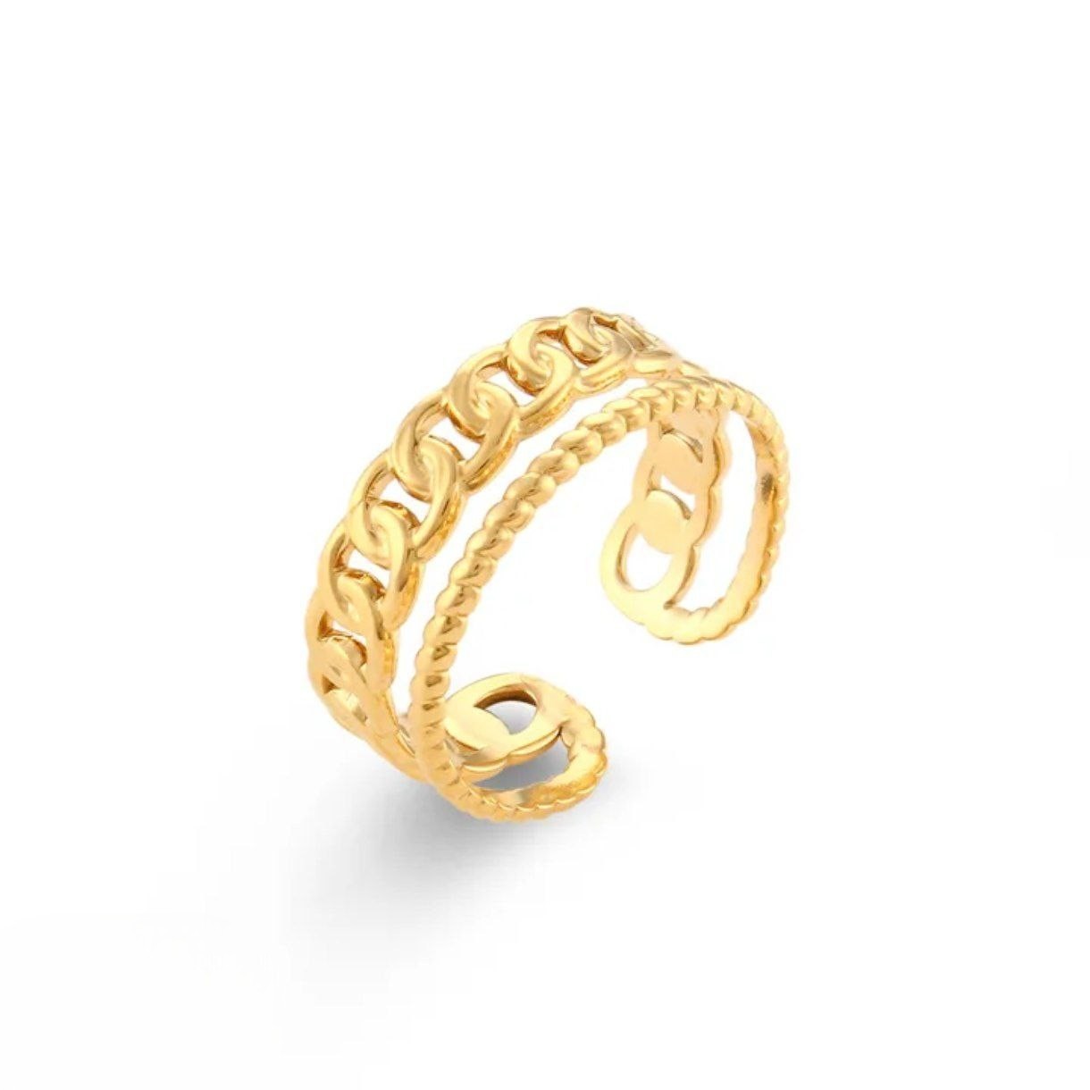 Stainless Steel Leilani Ring